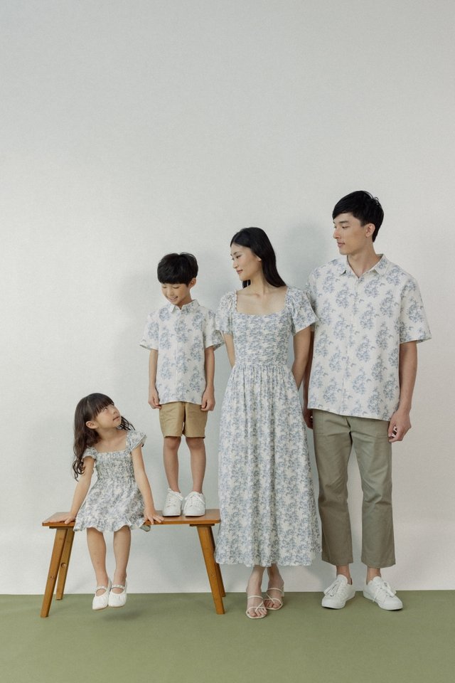 EDWIN FLORAL COLLARED BUTTON SHIRT