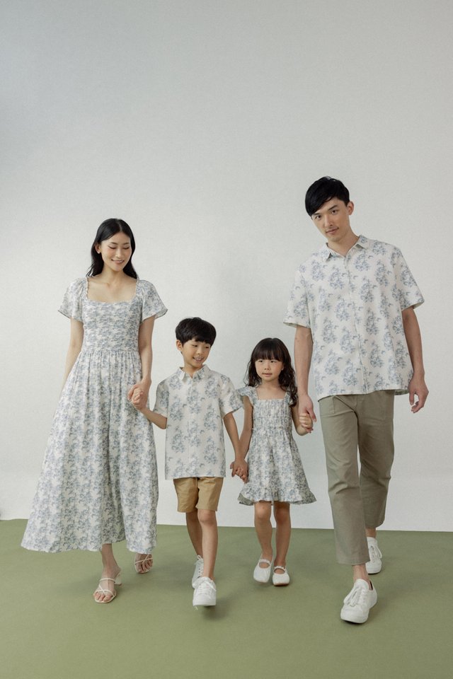 EDWIN FLORAL COLLARED BUTTON SHIRT