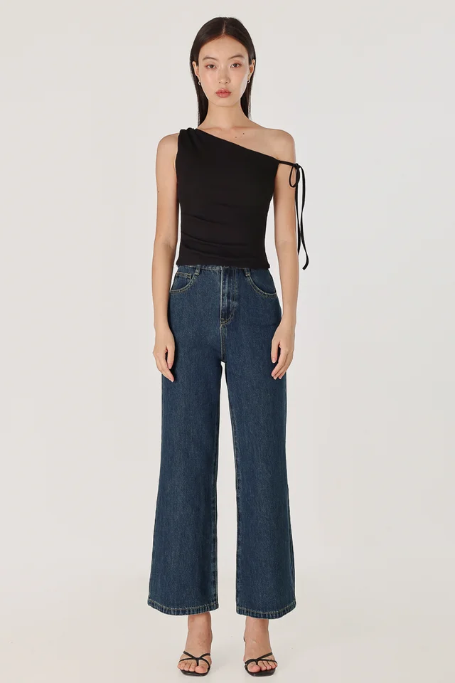 REVOLUTION SLIM FLARED DENIM JEANS - REGULAR (DARK WASHED)