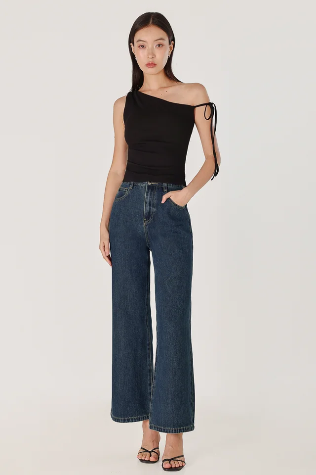 REVOLUTION SLIM FLARED DENIM JEANS - REGULAR (DARK WASHED)