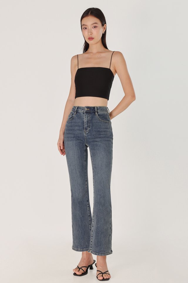 ECSTASY SLIM FIT STRAIGHT LEG DENIM JEANS - REGULAR (DARK WASHED)