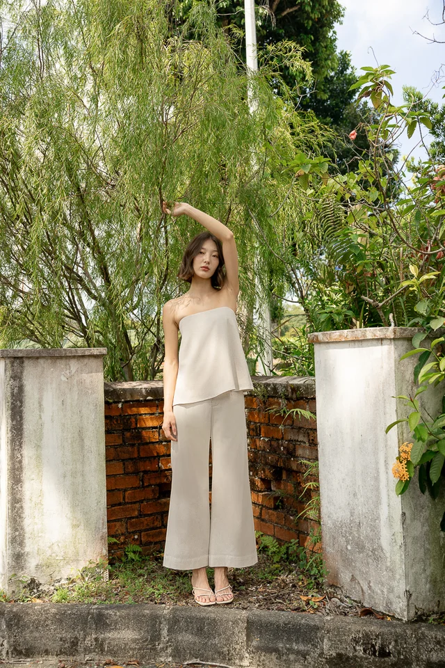 JUDITH LINEN PANTS SET