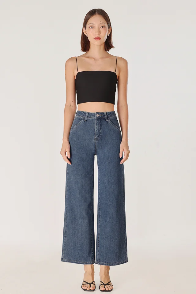 MOMENTUM STRAIGHT LEG DENIM JEANS - REGULAR (DARK WASHED)