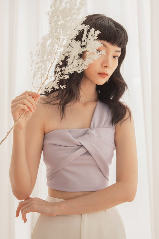 KEI ORIGAMI TOGA TOP #MADEBYLOVET (LILAC GREY) *RESTOCKED*