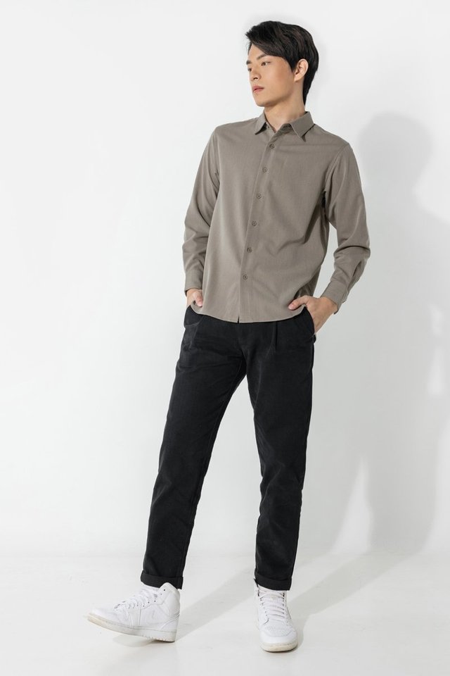 JORDAN CUFFED CHINO PANTS #MADEBYLOVET (BLACK)