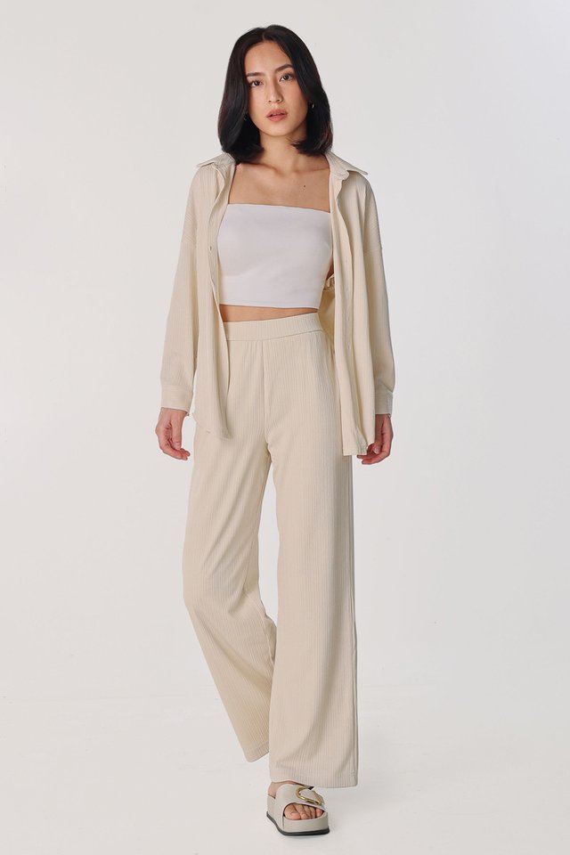 GENESIS TEXTURED LOUNGE PANTS (OAT)