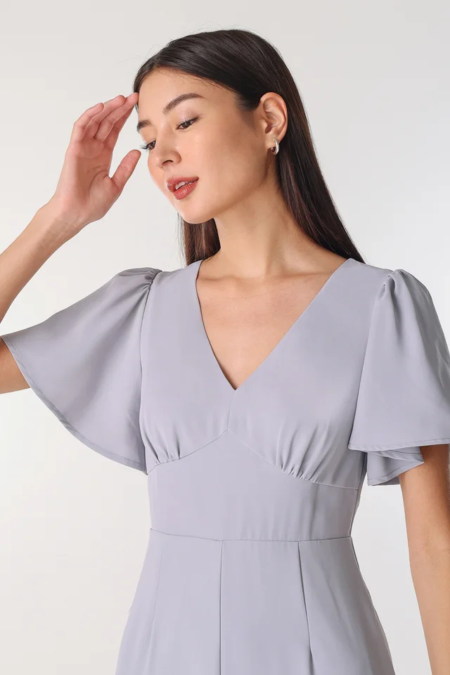 CARMEN FLUTTER JUMPSUIT (LAVENDER HAZE)
